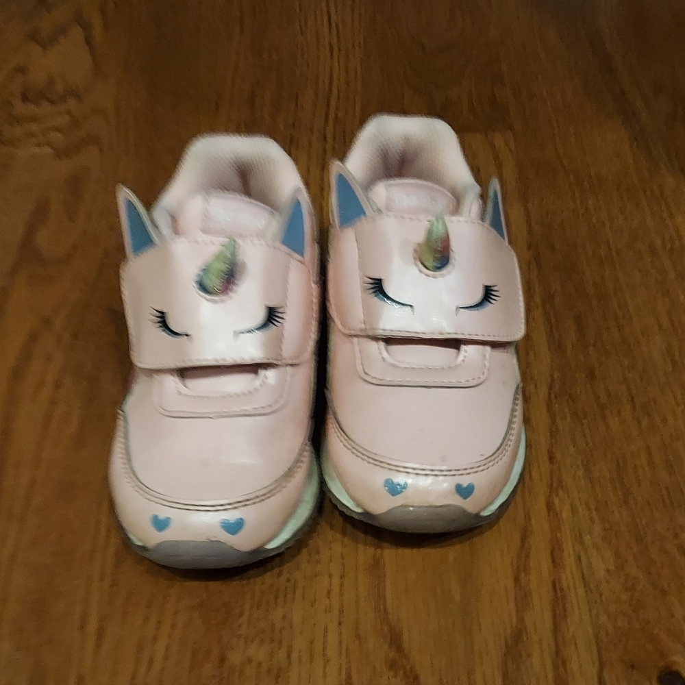 unicorn velcro shoes